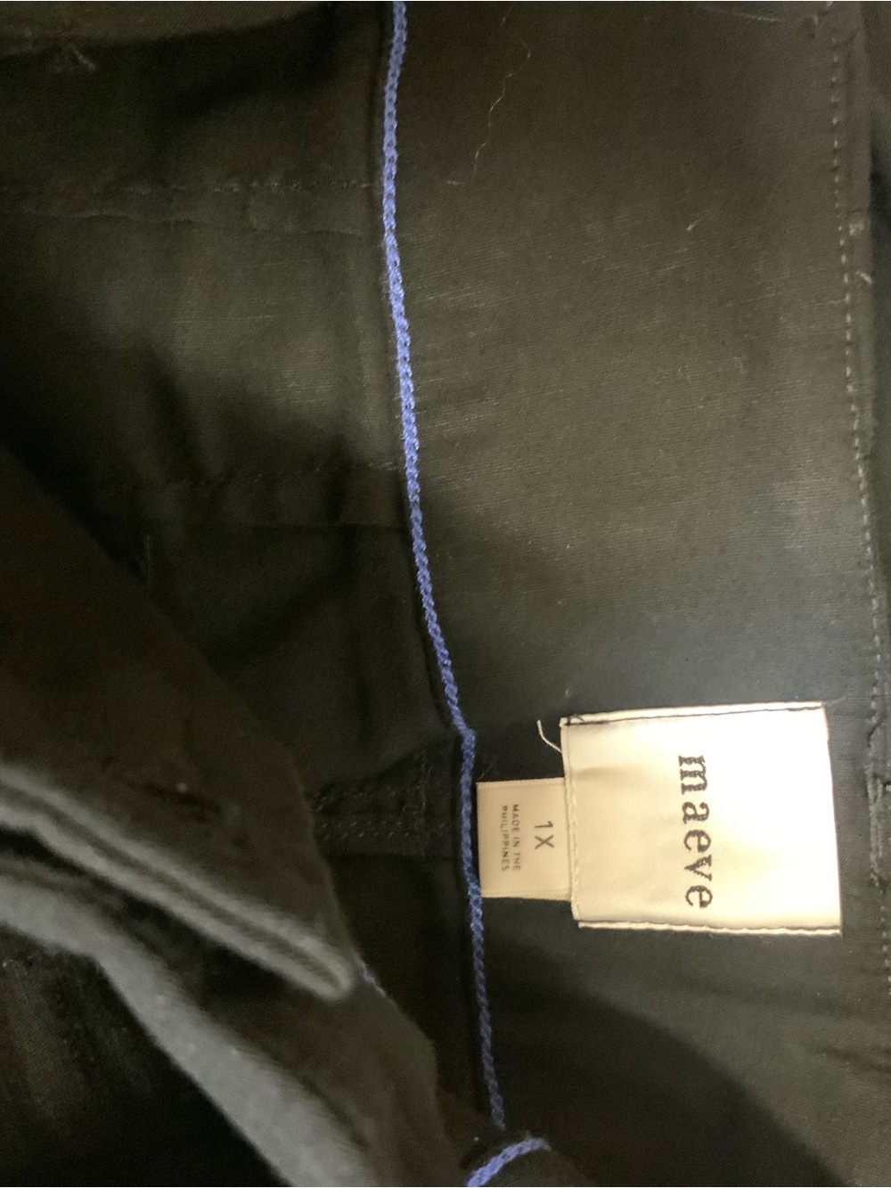 MAEVE By Anthropologie The Colette Maxi Skirt Women's Size 1X Black Career - Picture 10 of 10